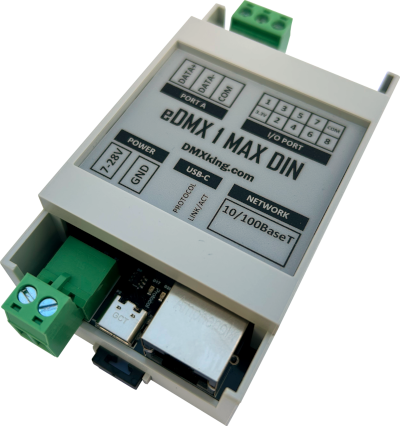 DMXking eDMX1 MAX DIN