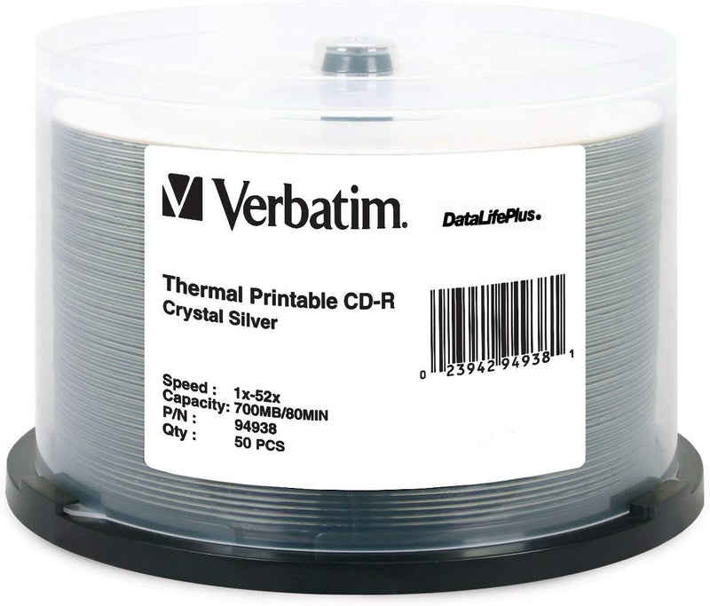 Verbatim Cd-R 50Pk Spindle Ij Printable