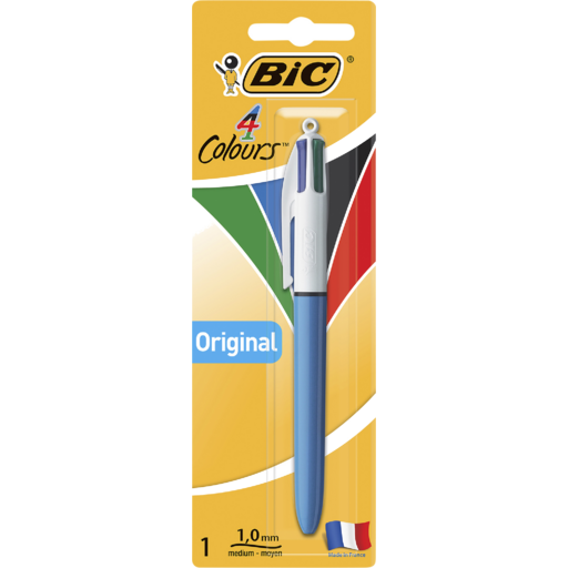 BIC 4 Colour Retractable Ballpoint Pen 1.0mm Medium Tip