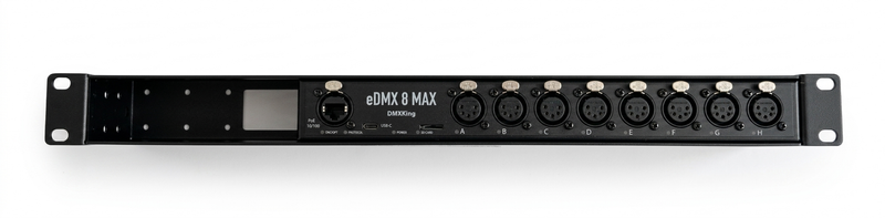 DMXking eDMX8 MAX Rackmount 5 pin