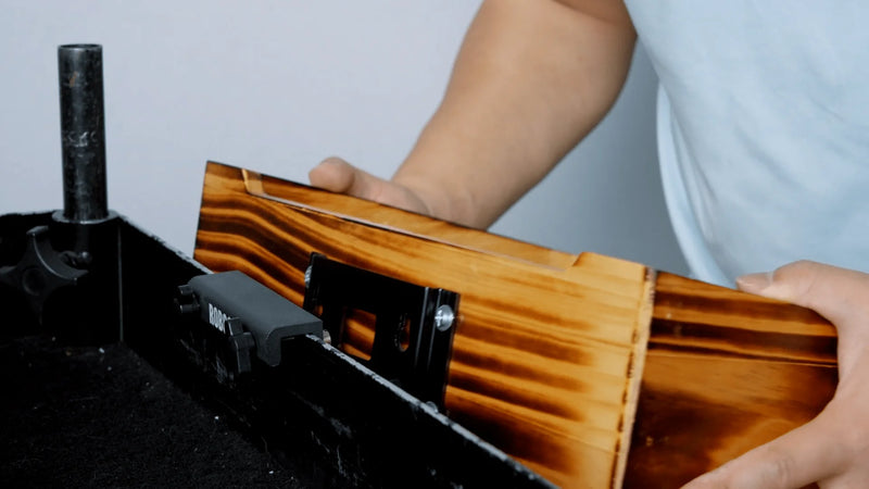 RoboCup Front Box Mount: Black Anodize 6061-T6 Aluminum