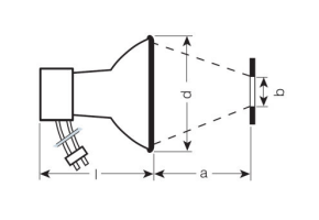 Osram HQI-R150W 150W 95V Lamp