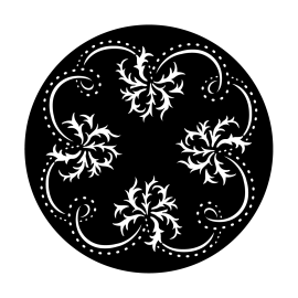 Flourish Medallion Metal Gobo -