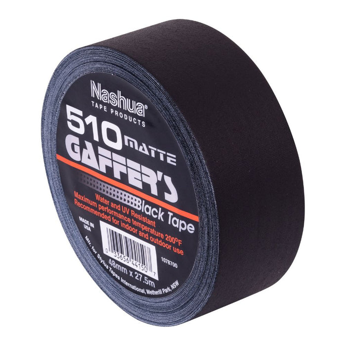 Nashua 510 Matte Black Gaffer Tape