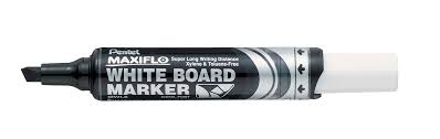 Pentel Maxiflo Whiteboard Marker - Chisel Tip Black