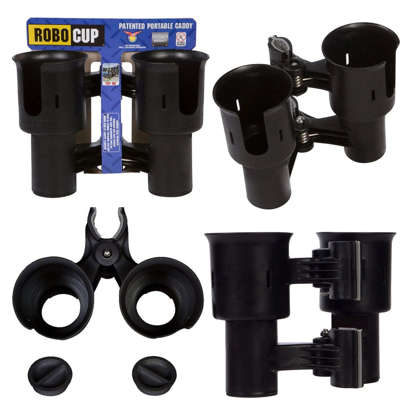 RoboCup - Clamp on Dual Cup Holder/Caddy