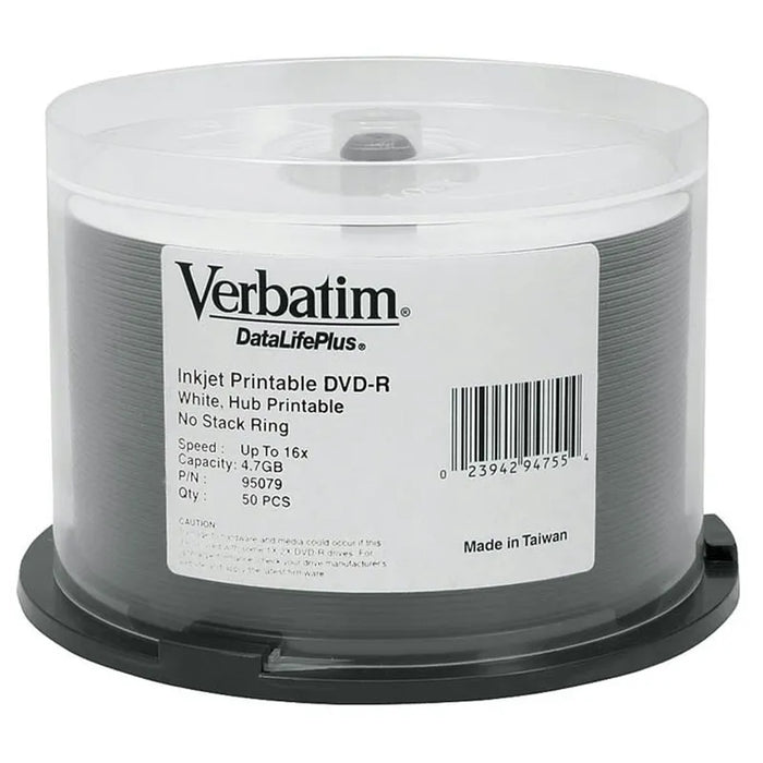 Verbatim Verbatim Dvd-R Wht Inkjet Prnt 50Pk