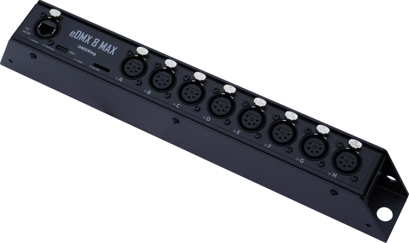 DMXking eDMX8 MAX Rackmount 5 pin