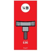 Matthews T-Handle 1/4-20 Flat