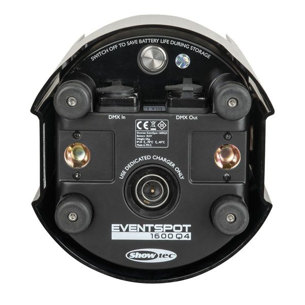 EventSpot 1600 Q4, 4x 12W RGBW, Black