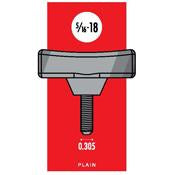 Matthews T-Handle 5/16-18 Serrated Black