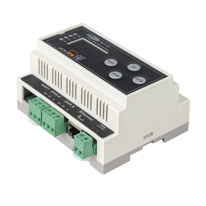 NET-2 Install Din-rail 2 Universe ArtNET and sACN node