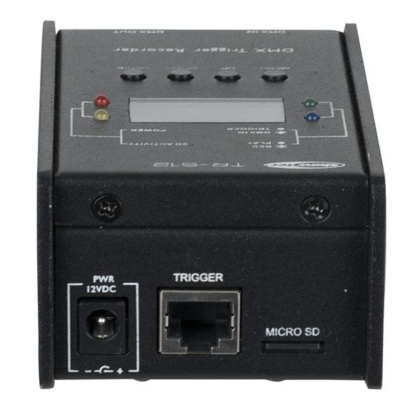 Showtec TR-512 DMX Trigger/Recorder