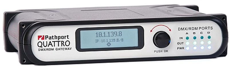 Pathway Pathport Quattro 4port Gate way Rear XLR5F