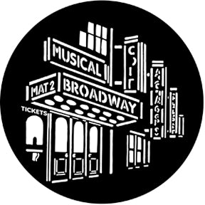 Rosco Metal Gobo - Broadway 1