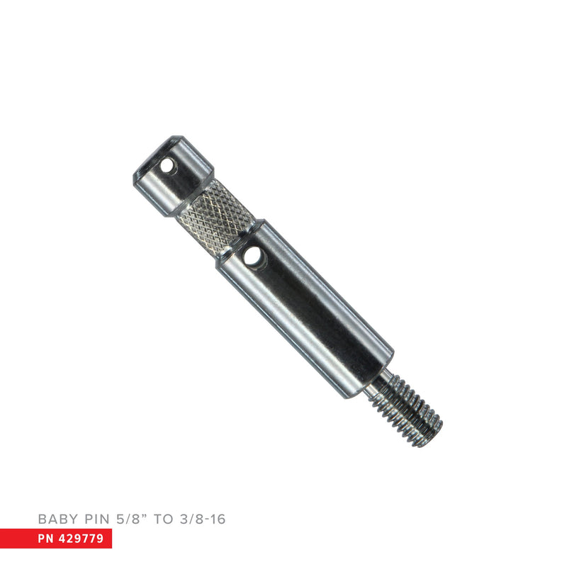 5/8" BABY PIN WITH 3/8" THREAD