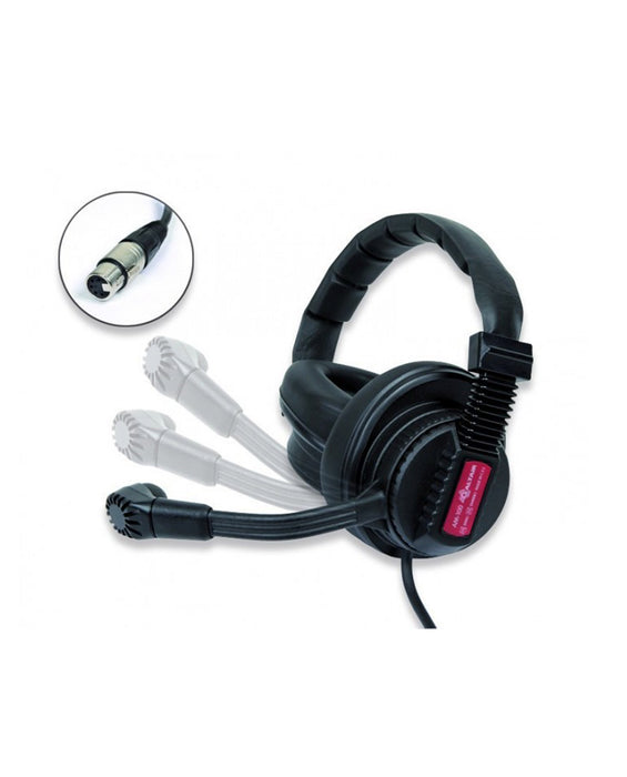 Double Muff, high-isolation Headset with Rotating microphone boom (AM-100S)