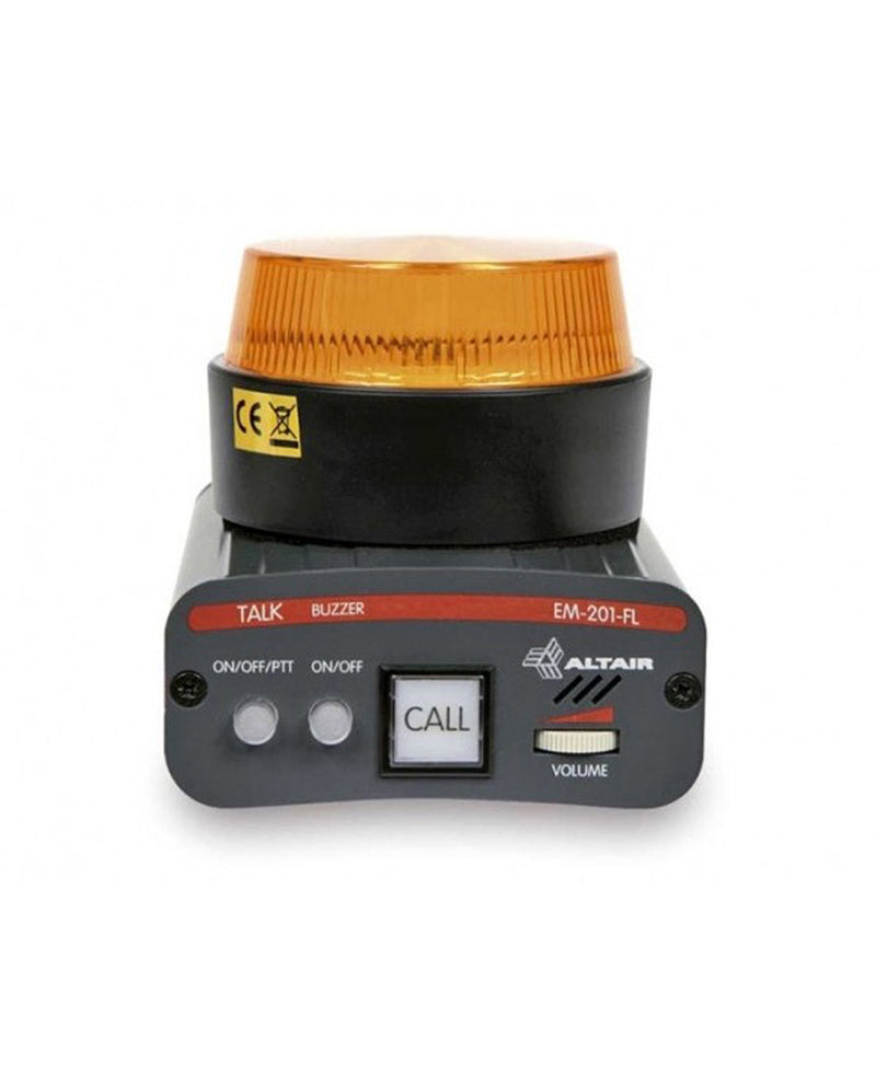 Wired Intercom Single Channel Beltpack with built-in beacon Light (EM-201FL)