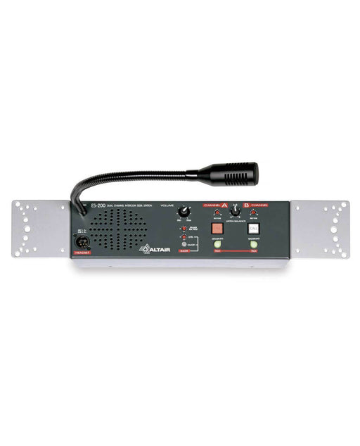 Wired Intercom Remote Desk/Rack Station. Dual channel (ES-200)