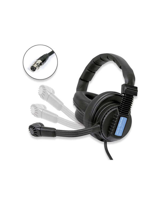 Dual-ear, high-isolation Headset with Rotatable microphone boom (WAM-100S)