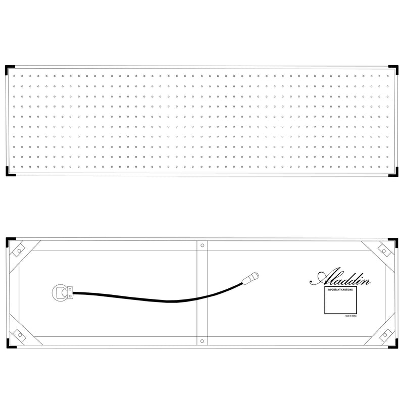 BI-FABRIC 4 System (200W Bi-Color) w/ Gold-Mount