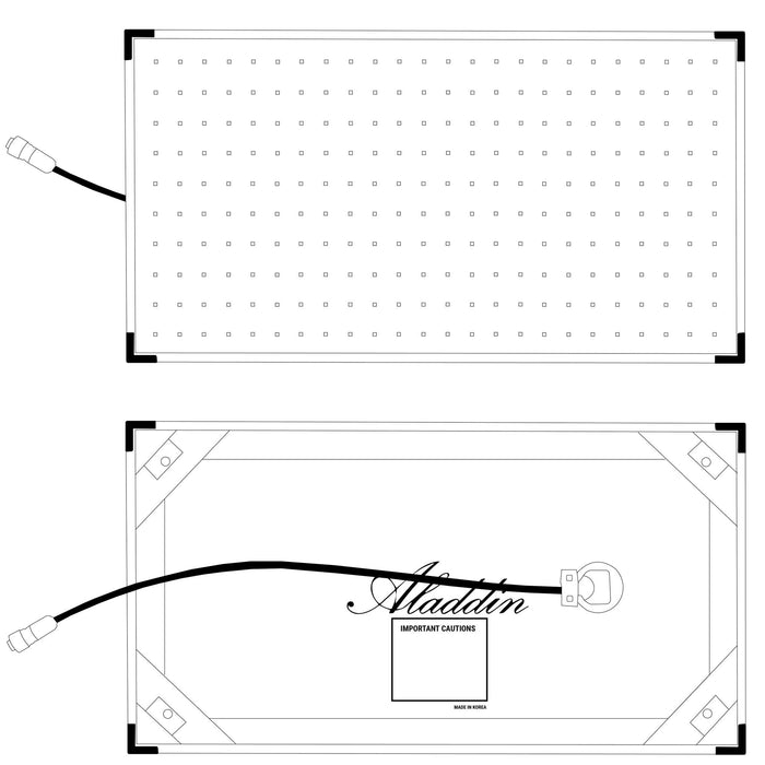 BI-FABRIC 2 Kit (100W Bi-Color) w/ V-Mount and Kit Case