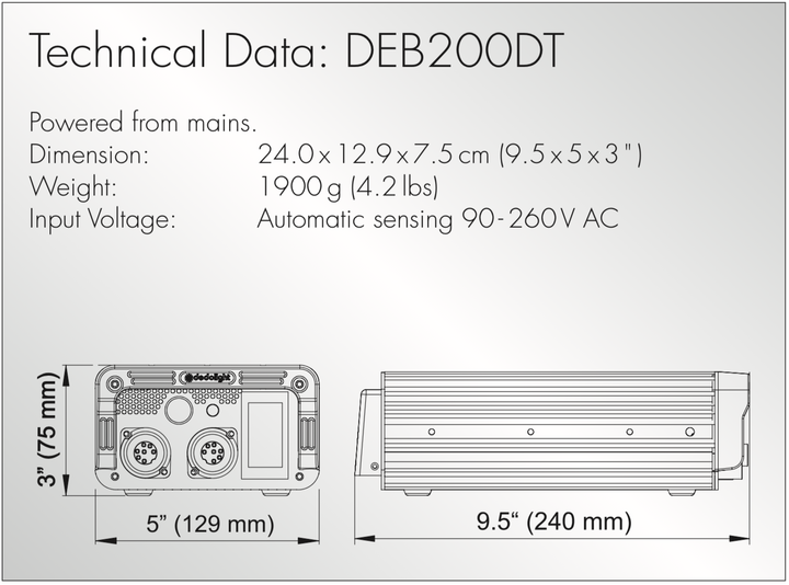 Dedolight 200W HMI Ballast