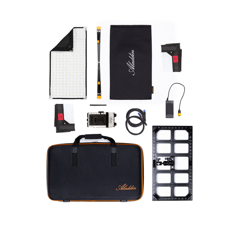 BI-FABRIC 2 Kit (100W Bi-Color) w/ V-Mount and Kit Case