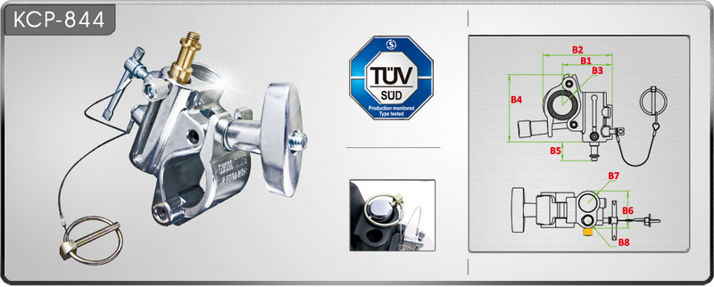 Kupo TV Barrel Clamp TV Coupler KCP-844