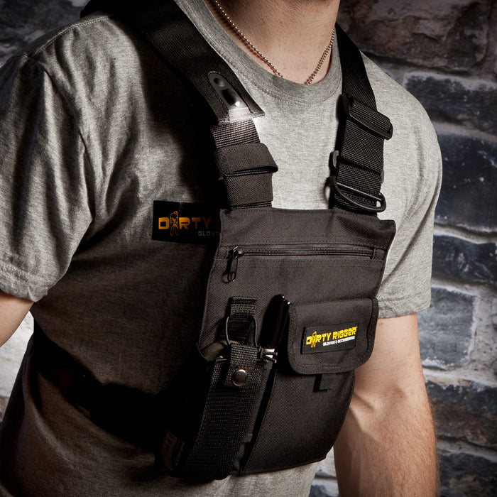 Dirty Rigger LED Chest Rig Radio Pouch