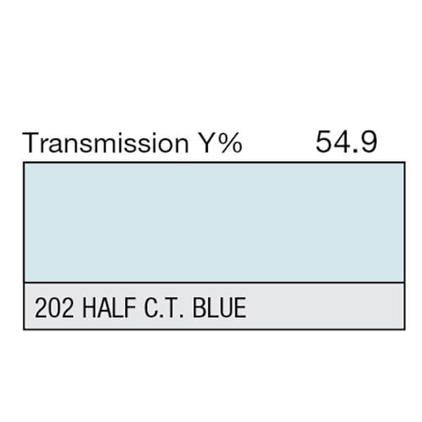 Lee filter 202 half CT blue Sold in full rolls only DO NOT CUT