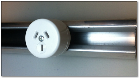 PVC insert 2m for Lighting Bar 