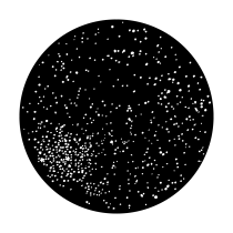 Metal Gobo - Star Breakup Natural me-1057