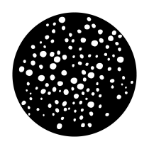 Metal Gobo - Star Breakup Medium ME-1060