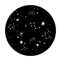 Metal Gobo - Starry Night Dense me-1093