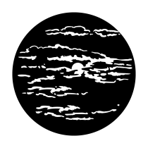 Metal Gobo - Clouds With Sun ME-1101