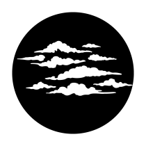 Metal Gobo - Clouds Scattered ME-1105