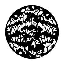 Metal Gobo - Leaves Forest Thick ME-1128