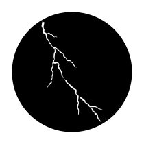 Metal Gobo - Lightning ME-1140