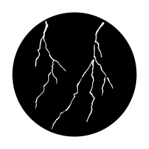 Metal Gobo - Double Lightning ME-1150