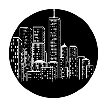 Metal Gobo - Nightlights 1 ME-1214