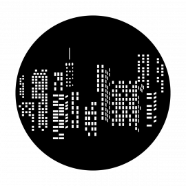 Metal Gobo - Nightlights 4 ME-1217