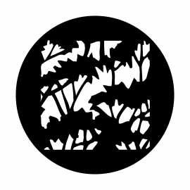 Metal Gobo - Tiling Leaves Forest ME-1301
