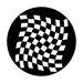 Metal Gobo - Waving Checkerboard ME-1318