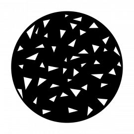 Metal Gobo - Triangle Random Light ME-2015