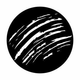 Metal Gobo - Brush Strokes ME-2071