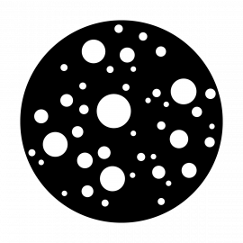 Metal Gobo - Aimless Dots ME-2158