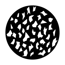 Metal Gobo - Breakup Shatter Medium ME-2190