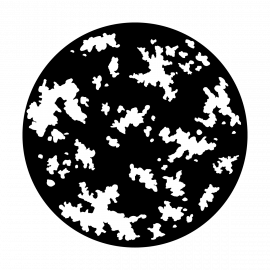 Metal Gobo - Breakup Dust Light ME-2198