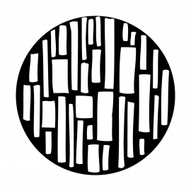 Metal Gobo - Breakup Lines Growing ME-2231